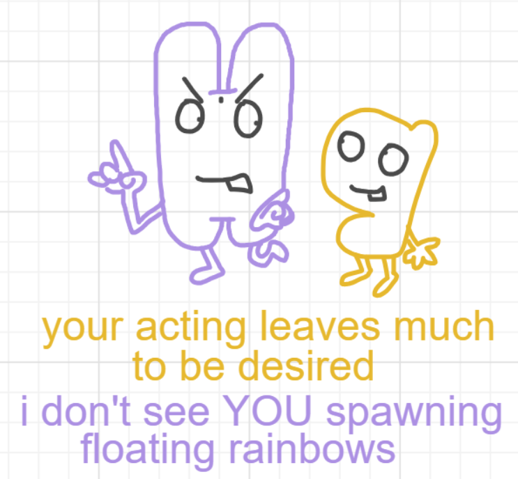 A panel from What's The Point, episode five of the Board Boards object show by Furretwalk/WalkingFurret.